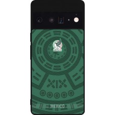 Coque Google Pixel 6 Pro - Silicone rigide noir Maillot de football Mexique 2026 personnalisable