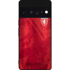 Google Pixel 6 Pro Case Hülle - Silikon schwarz Tschechische Republik personalisierbares Fussballtrikot