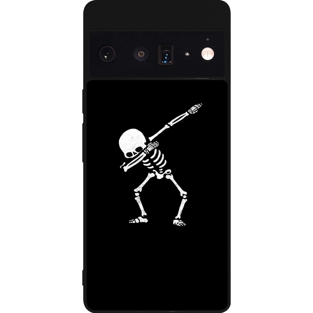 Coque Google Pixel 6 Pro - Silicone rigide noir Halloween 19 09