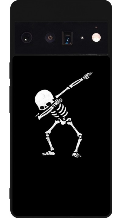 Coque Google Pixel 6 Pro - Silicone rigide noir Halloween 19 09