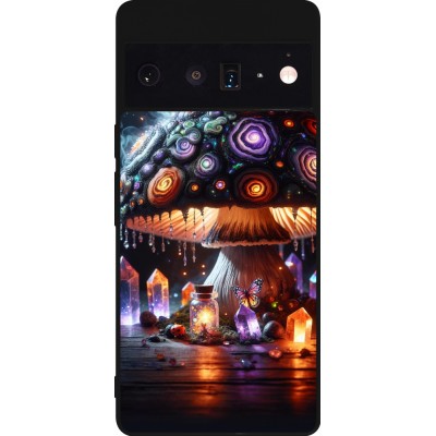 Google Pixel 6 Pro Case Hülle - Silikon schwarz Halloween Zaubertrank Magie