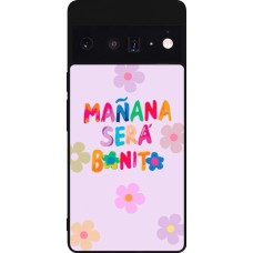 Google Pixel 6 Pro Case Hülle - Silikon schwarz Karol G Manana sera bonito