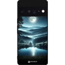Coque Google Pixel 6 Pro - Silicone rigide noir Night Sky View