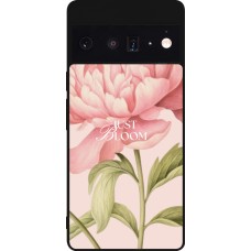 Google Pixel 6 Pro Case Hülle - Silikon schwarz Just Bloom Spring 2026