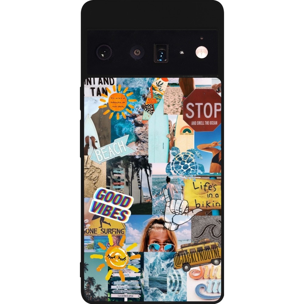 Google Pixel 6 Pro Case Hülle - Silikon schwarz Summer 2021 15