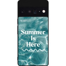 Coque Google Pixel 6 Pro - Silicone rigide noir Summer 2025 Summer is here