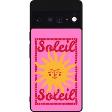 Coque Google Pixel 6 Pro - Silicone rigide noir Sun sun 2026