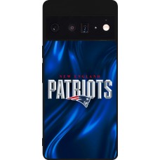 Google Pixel 6 Pro Case Hülle - Silikon schwarz Super Bowl 26 Patriots 2