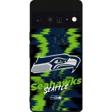Google Pixel 6 Pro Case Hülle - Silikon schwarz Super Bowl 26 Seattle 2
