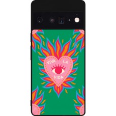 Coque Google Pixel 6 Pro - Silicone rigide noir Viva la vida 2026