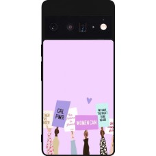 Coque Google Pixel 6 Pro - Silicone rigide noir Womens day 2026 9