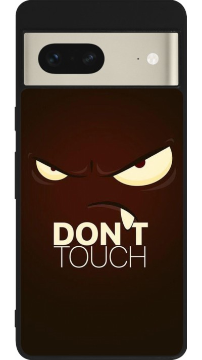 Coque Google Pixel 7 - Silicone rigide noir Angry Dont Touch