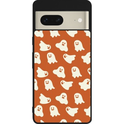 Coque Google Pixel 7 - Silicone rigide noir Autumn 2024 mini ghosts