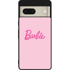 Google Pixel 7 Case Hülle - Silikon schwarz Barbie Text