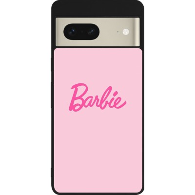 Google Pixel 7 Case Hülle - Silikon schwarz Barbie Text