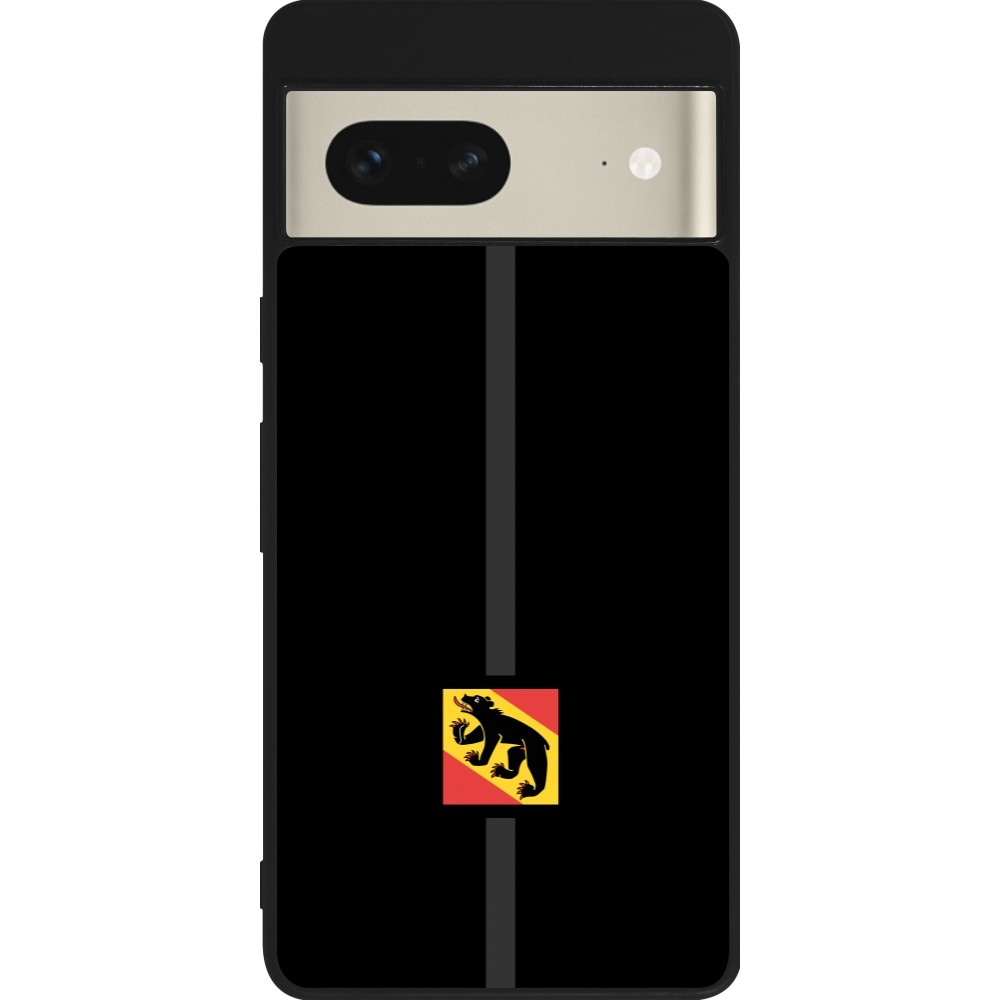 Coque Google Pixel 7 - Silicone rigide noir Canton BE noir