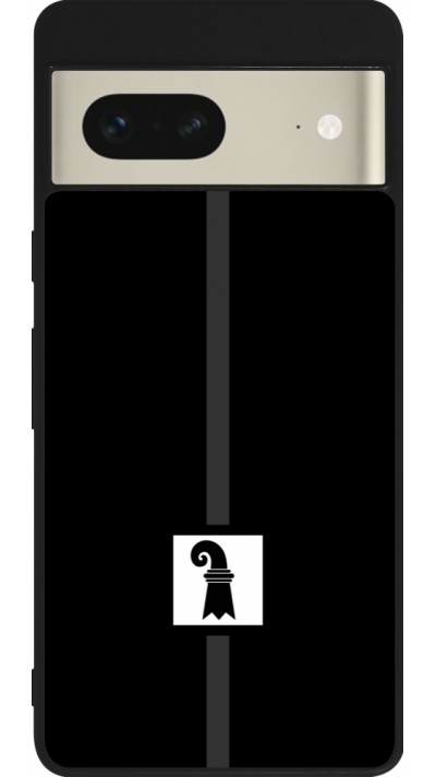 Coque Google Pixel 7 - Silicone rigide noir Canton BS noir
