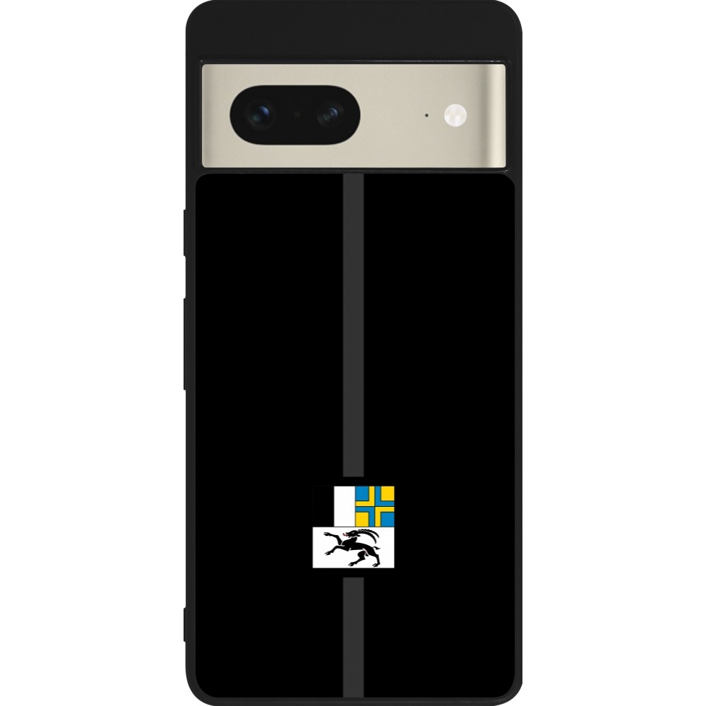 Coque Google Pixel 7 - Silicone rigide noir Canton GR noir