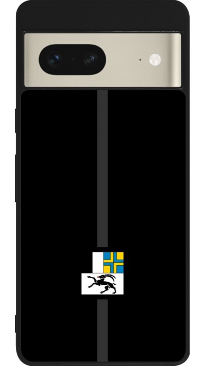 Coque Google Pixel 7 - Silicone rigide noir Canton GR noir