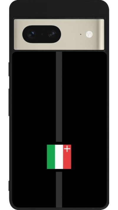 Coque Google Pixel 7 - Silicone rigide noir Canton NE noir