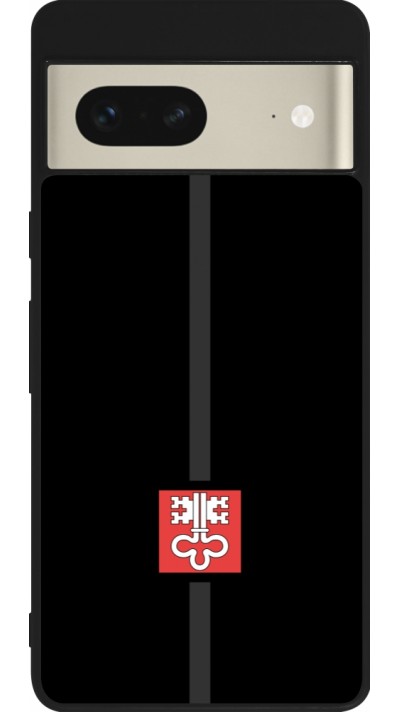 Coque Google Pixel 7 - Silicone rigide noir Canton NW noir