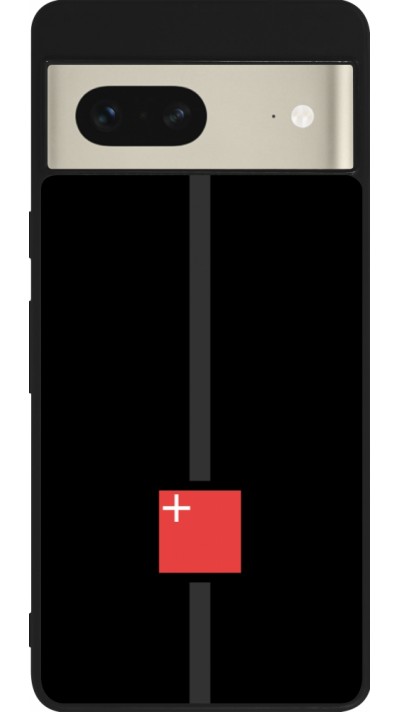 Coque Google Pixel 7 - Silicone rigide noir Canton SZ noir