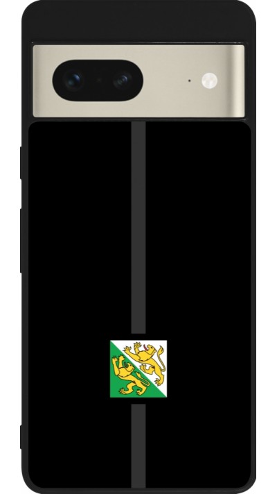 Coque Google Pixel 7 - Silicone rigide noir Canton TG noir