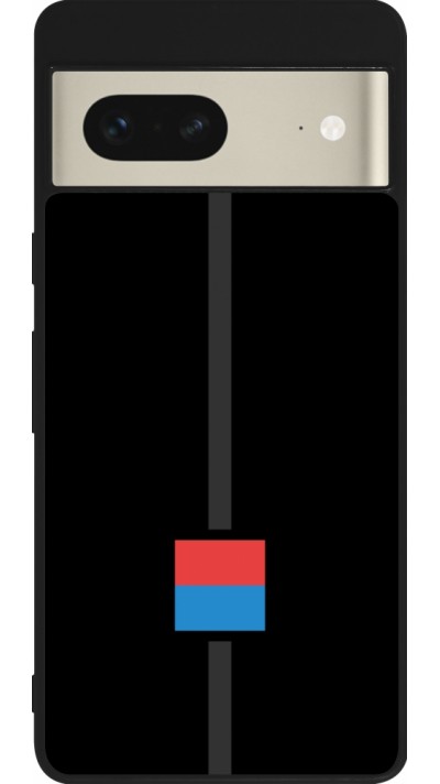 Coque Google Pixel 7 - Silicone rigide noir Canton TI noir