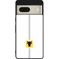 Coque Google Pixel 7 - Silicone rigide noir Canton UR blanc
