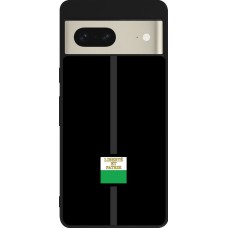 Coque Google Pixel 7 - Silicone rigide noir Canton VD noir