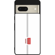 Coque Google Pixel 7 - Silicone rigide noir Canton VS blanc