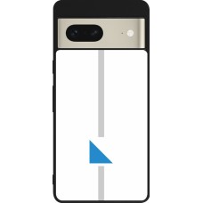 Coque Google Pixel 7 - Silicone rigide noir Canton ZH blanc