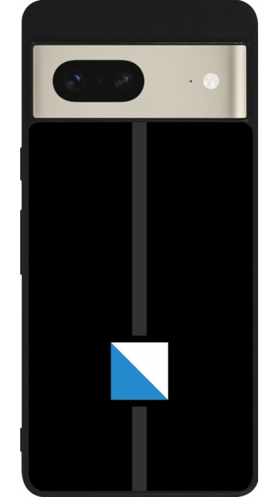 Coque Google Pixel 7 - Silicone rigide noir Canton ZH noir