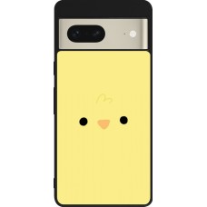 Coque Google Pixel 7 - Silicone rigide noir Easter 2026 Little chicken