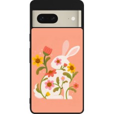 Google Pixel 7 Case Hülle - Silikon schwarz Easter 2026 Rabbit collage