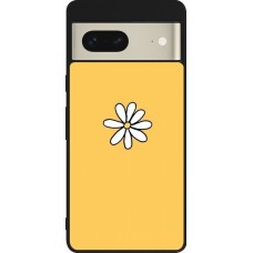 Google Pixel 7 Case Hülle - Silikon schwarz Easter 2023 daisy