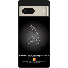 Google Pixel 7 Case Hülle - Silikon schwarz F1 Track 2025 Belgium
