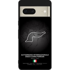 Coque Google Pixel 7 - Silicone rigide noir F1 Track 2025 Emilia-Rogmana