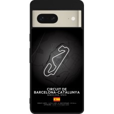 Coque Google Pixel 7 - Silicone rigide noir F1 Track 2025 Spain