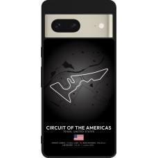 Coque Google Pixel 7 - Silicone rigide noir F1 Track 2025 United States