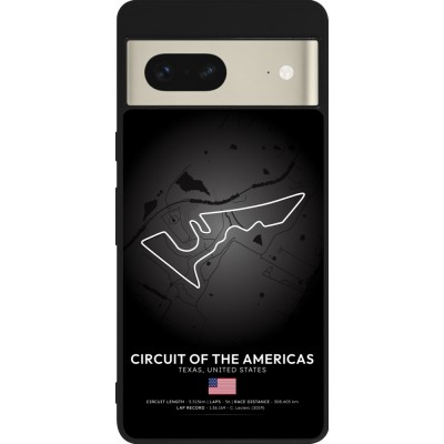 Coque Google Pixel 7 - Silicone rigide noir F1 Track 2025 United States