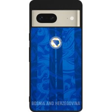 Google Pixel 7 Case Hülle - Silikon schwarz Bosnien und Herzegowina 2026 personalisierbares Fussballtrikot