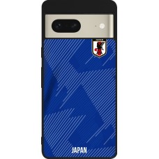 Google Pixel 7 Case Hülle - Silikon schwarz Japan 2022 personalisierbares Fussballtrikot