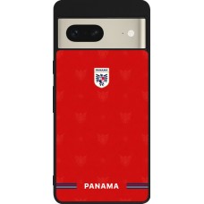 Coque Google Pixel 7 - Silicone rigide noir Maillot de football Panama 2026 personnalisable