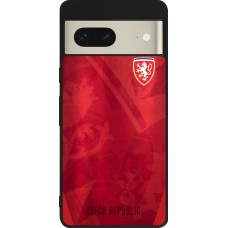 Google Pixel 7 Case Hülle - Silikon schwarz Tschechische Republik personalisierbares Fussballtrikot