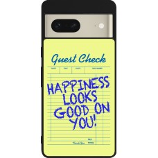 Coque Google Pixel 7 - Silicone rigide noir Guest check 2026