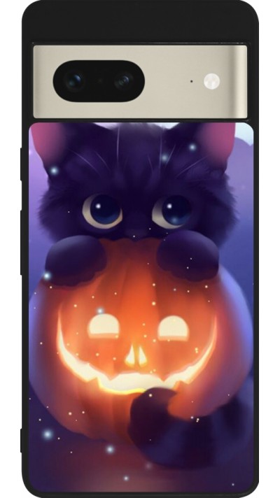Coque Google Pixel 7 - Silicone rigide noir Halloween 17 15