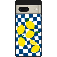 Coque Google Pixel 7 - Silicone rigide noir Illustration lemons 2026