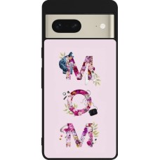Google Pixel 7 Case Hülle - Silikon schwarz Mom 2024 girly mom