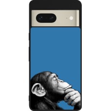 Google Pixel 7 Case Hülle - Silikon schwarz Monkey Pop Art